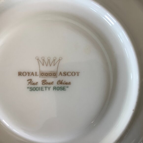 Tea Cup & Saucer Set of two. Fine Bone China Floral Royal Ascot - Picture 8 of 9